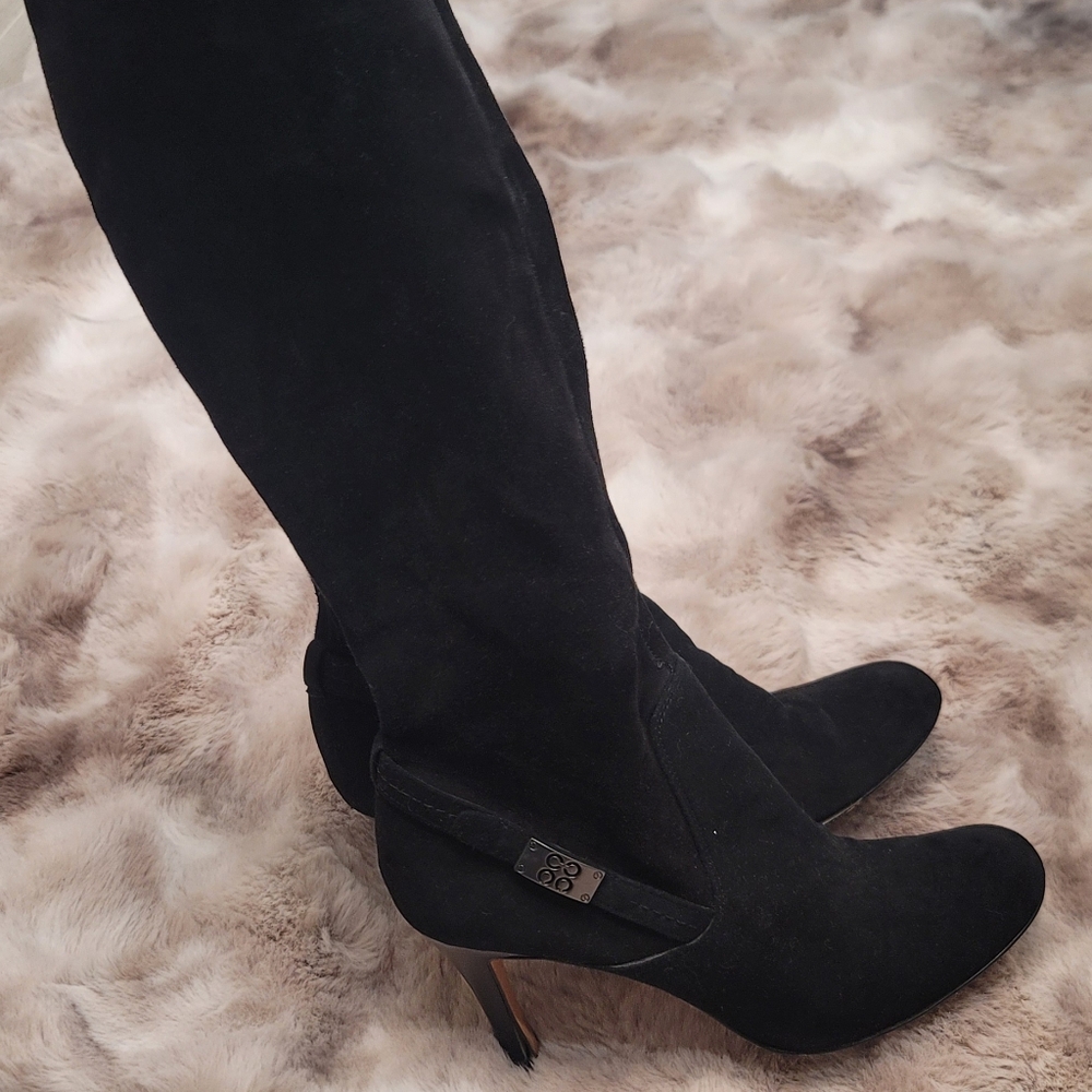 Coach Black Heeled Boots for Women